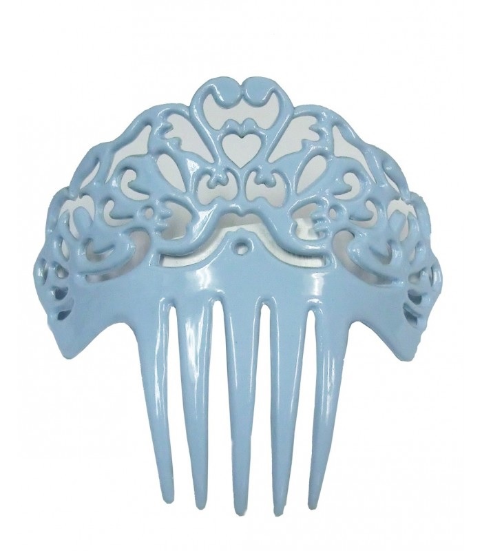 Plastic Hair Comb White